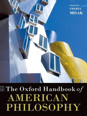 cover image of The Oxford Handbook of American Philosophy